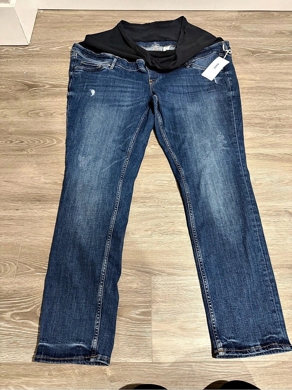 Mavi Straight Leg Jeans in Blue Waist 22 NWT maternity